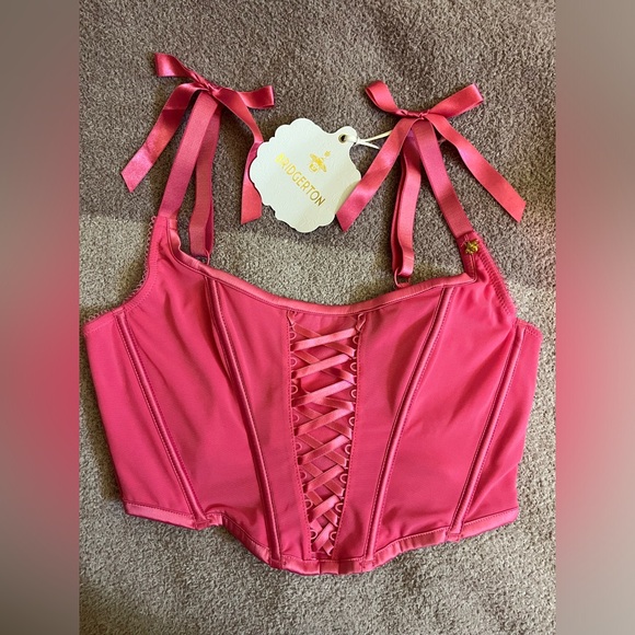 NWT Primark Bridgerton Corset- Pink - Picture 1 of 3